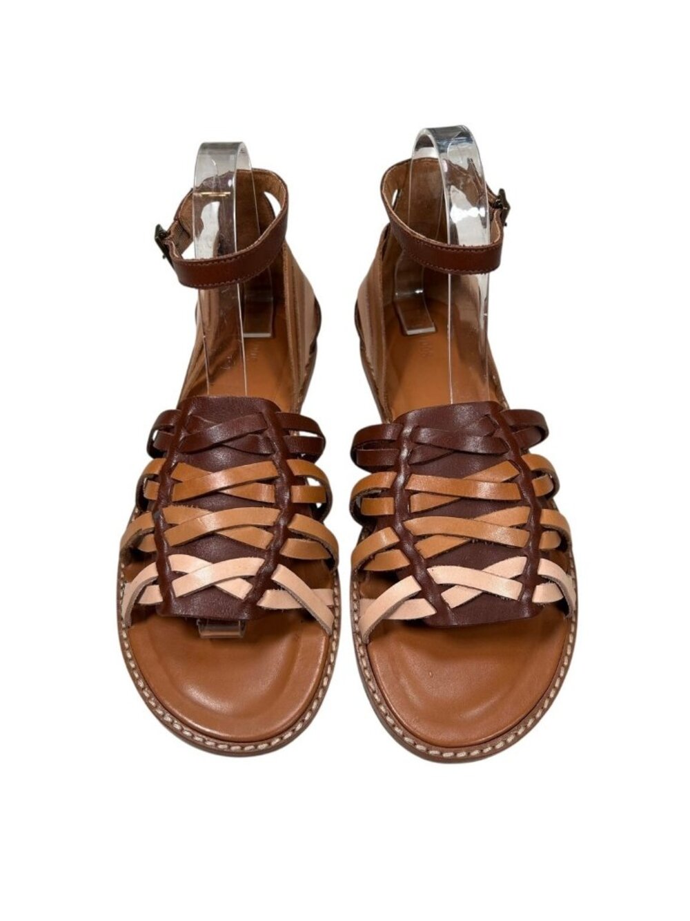 Soludos Jenni Huarache Sandal 8 Woven Leather Coastal Beach Resortwear